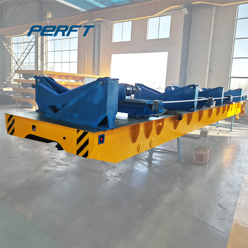 Rail transfer cart  capable of loading and unloading metal coils