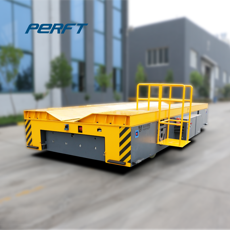 Battery-powered trackless coil handling vehicle