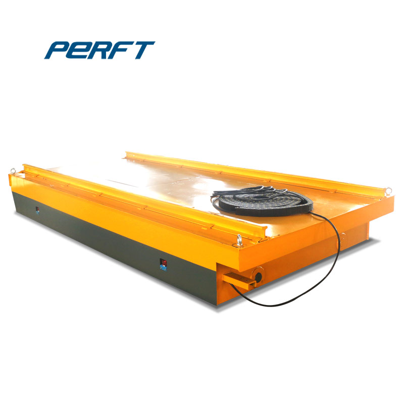Steel Pipe and Coil Handling Motorized Rail Transfer Cart Supplier