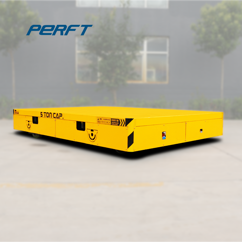 Electric Flat Car That Can Automatically Unload Goods On The Side