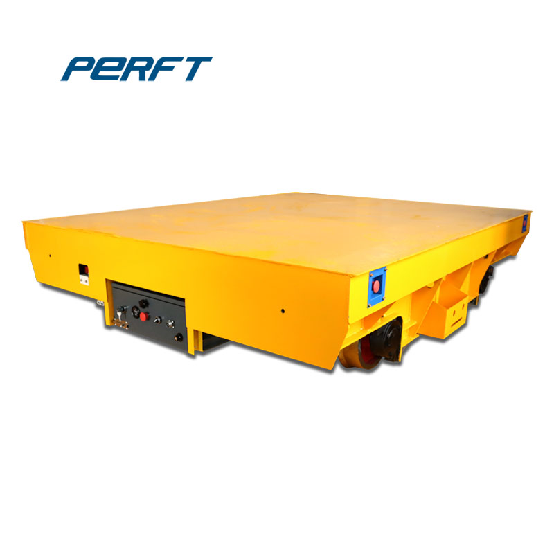 Steel structure factory battery rail transport vehicle