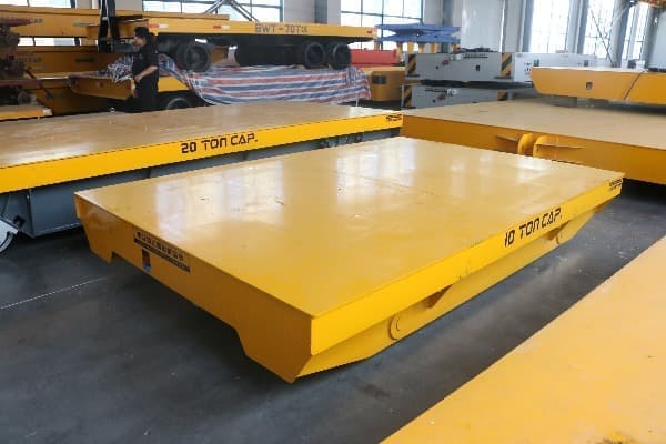 Customize size transfer trolley for warehouse move 5tons equipment